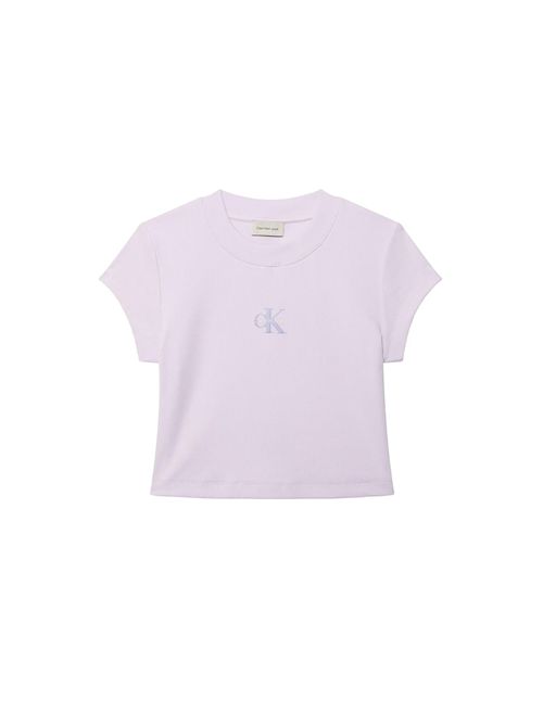 Calvin Klein Slim Ribbed T-Shirt CALVIN KLEIN | LV047AB8023OQ